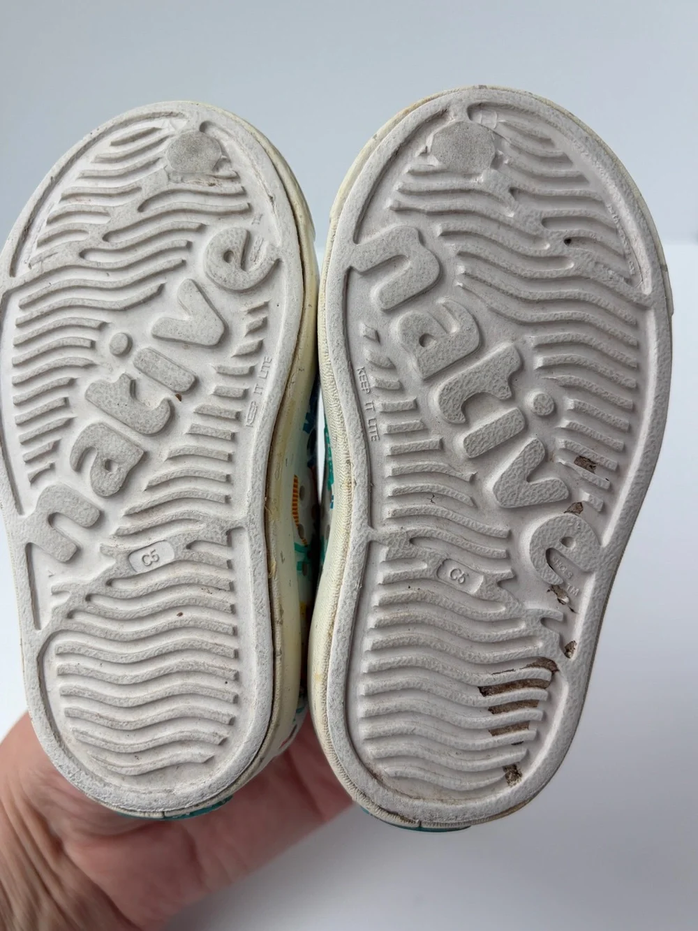 Native Jefferson Dinosaurs Baby Toddler Slip On Water Shoes Sneakers C5
